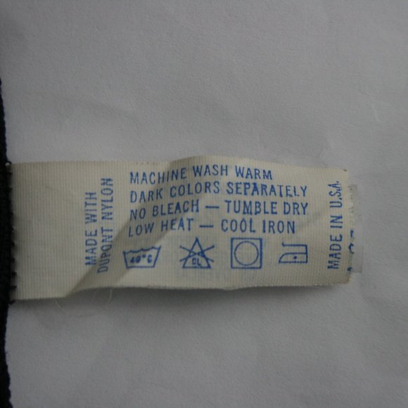 Vintage 50's Vanity Fair Black Nylon Midi Slip w/ Floral Lace Trim SZ 34 EUC - Picture 8 of 8